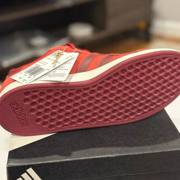 Adidas Kids Scarlet and Burgundy Sneakers - Picture 6 of 6